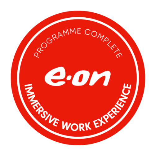 Badge for E.ON Immersive Work Experience completer